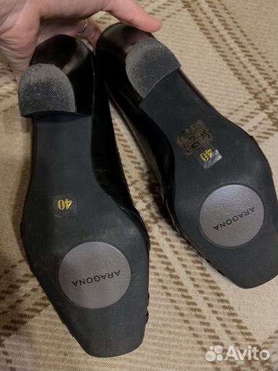 Туфли женские 40 размер aragona италия
