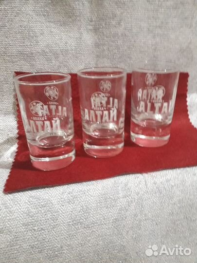 Рюмки новые с логотипом