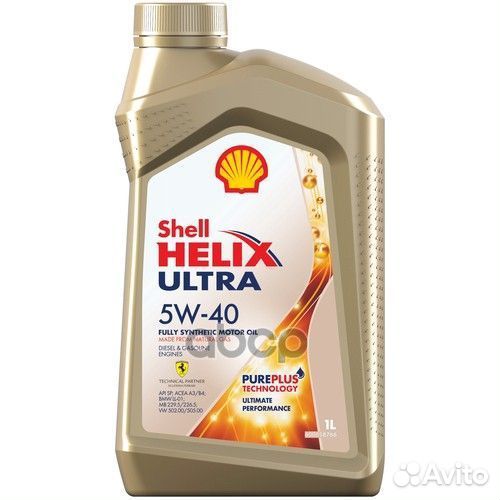 Shell синт. Helix Ultra 5/40 сер. 1л Shell
