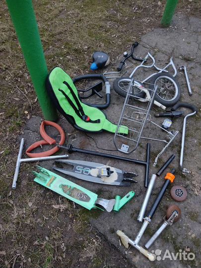 Запчасти велосипедов, самокатов