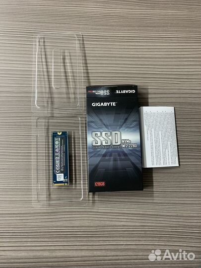 SSD диск gigabyte M.2 2280 128 Гб