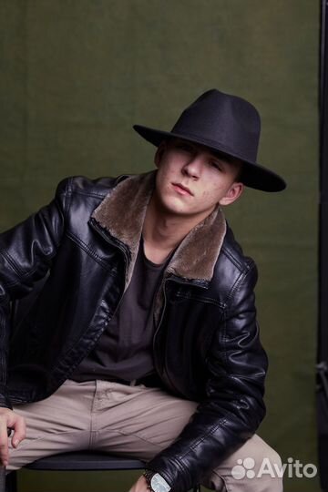 Фотофон из плотной льняной ткани зеленый и красный