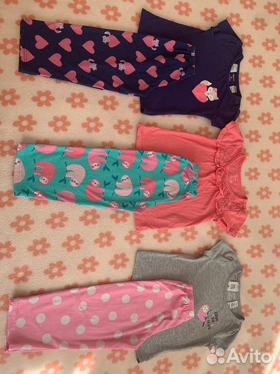 Пакет пижам carters 104