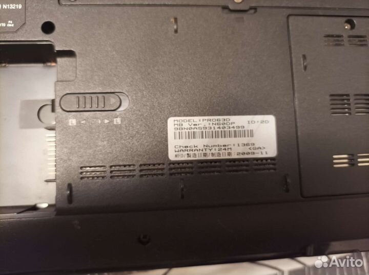 Ноутбук asus на запчати