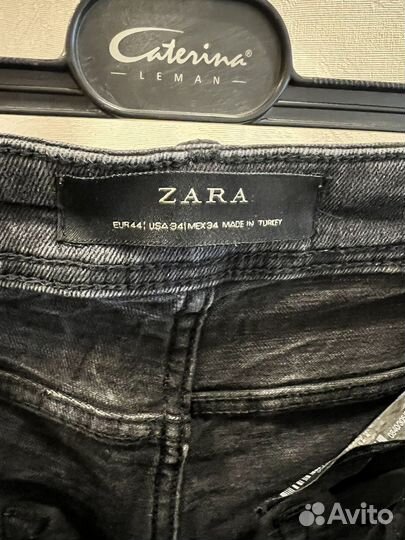 Джинсы zara мужские