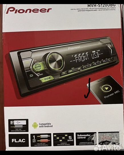 Магнитола Pioneer MVH-S120UBG