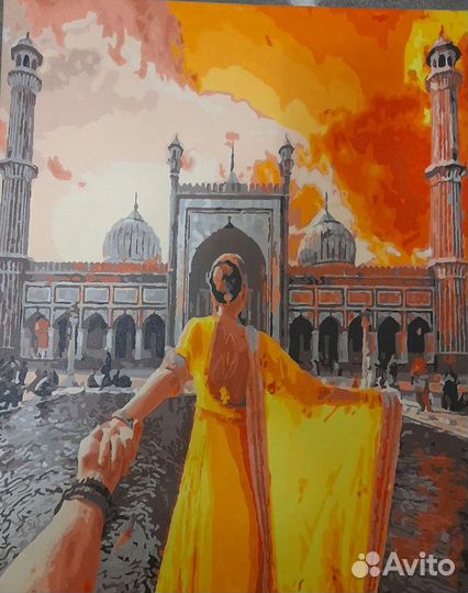 Готовая картина по номерам