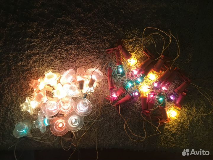 Новогодняя гирлянда СССР