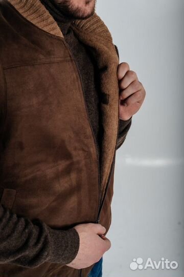 Жилет из верблюжьей шерсти на молнии