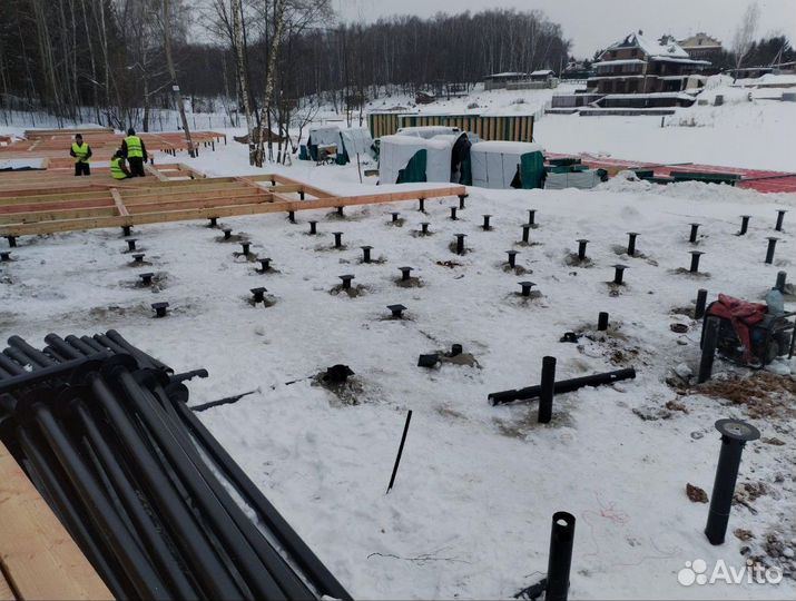 Винтовые сваи под ключ