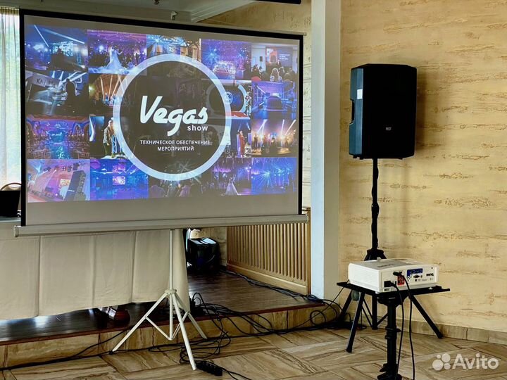 Аренда проектора и экрана, тв-панели