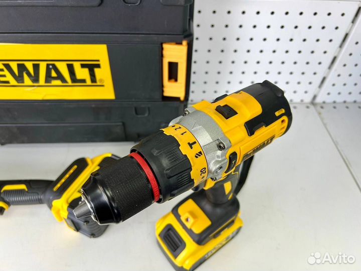 Новый Набор dewalt 2В1 ушм+Шуруповерт с двумя АКБ