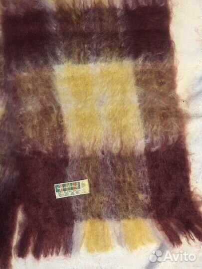 Новый мохеровый шарф