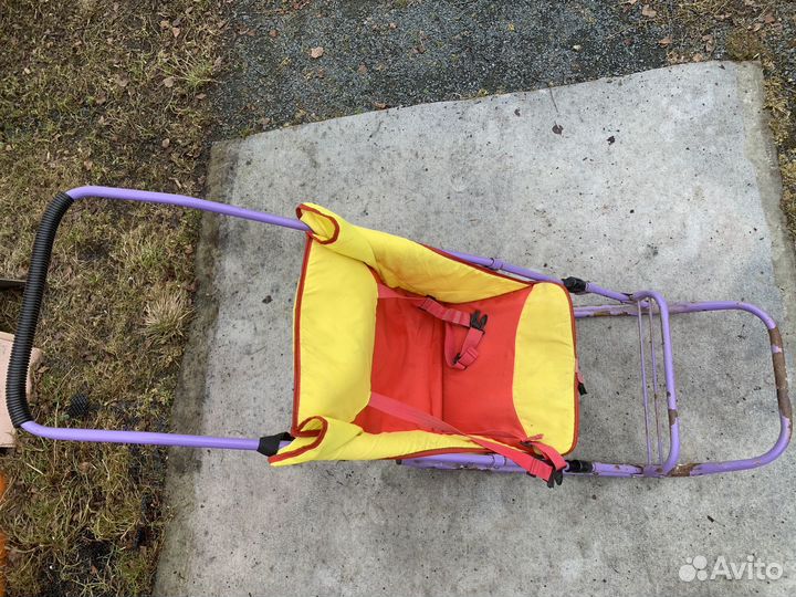 Детские санки коляска бу