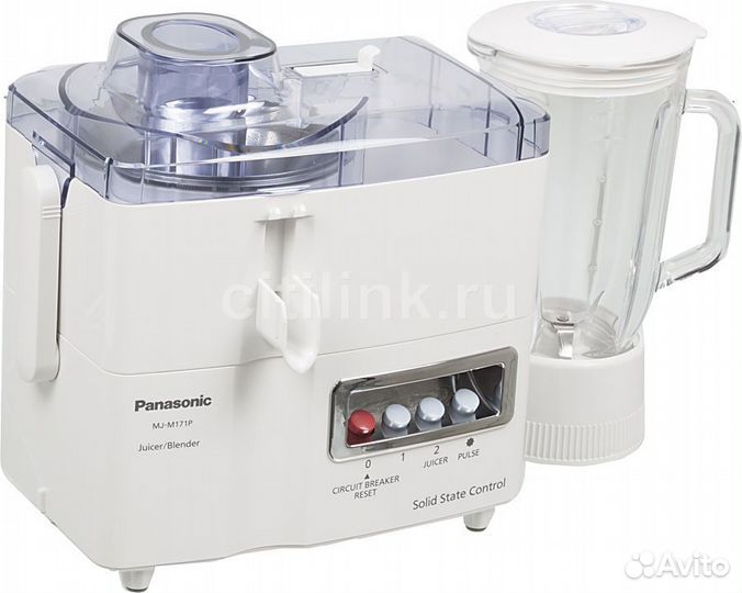 Соковыжималка и блендер Panasonic MJ-M171pwtq