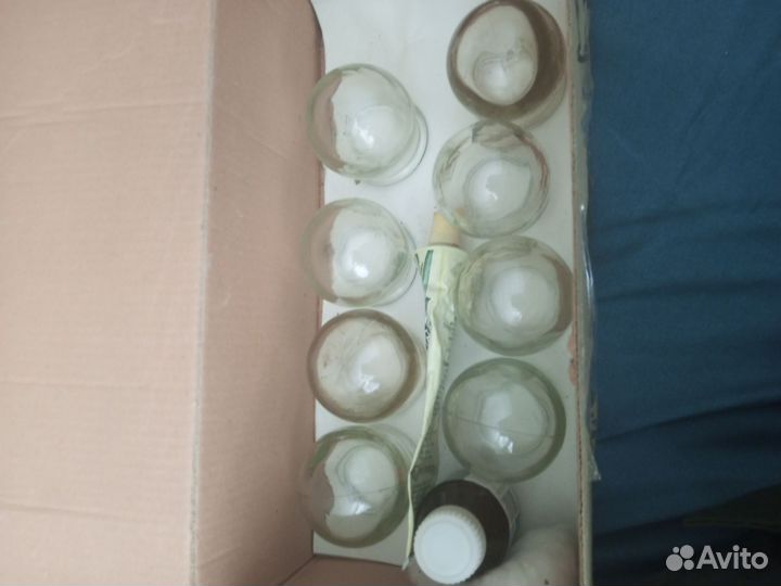 Банки медицинские стеклянные огневые