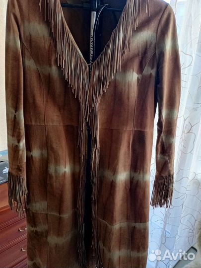 Кожаный плащ