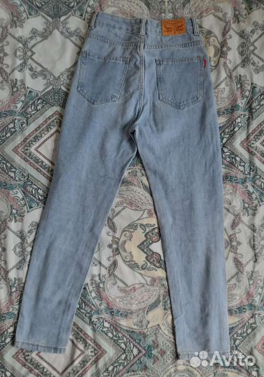 Голубые джинсы 26 размер отличного качества