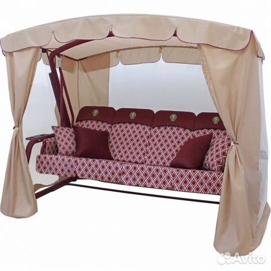 Садовые качели четырехместные 