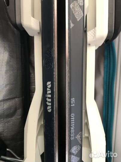 Горные лыжи+палки+чехол attiva женские 151