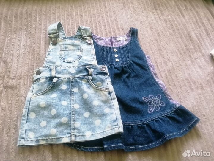 Джинсовый сарафан, платье