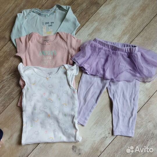 Вещи пакетом Carter's 6-9м