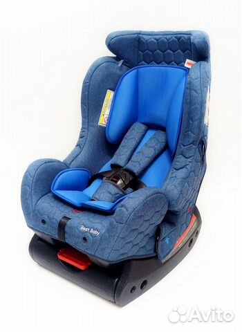 Детское автокресло от 0 до 25 кг синие jeans