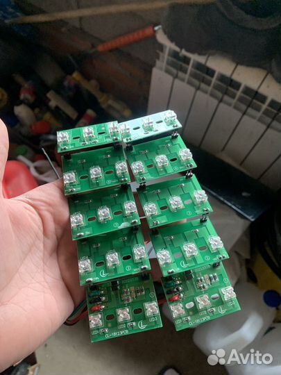 Платы диодных фонарей приора, 2110