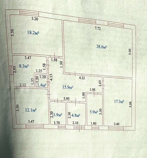 Дом 133 м² на участке 10 сот.