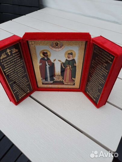 Икона Святых Петра и Февронии, подарок на Свадьбу