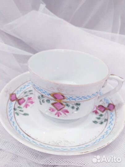 Чайная пара Кузнецов антиквариат