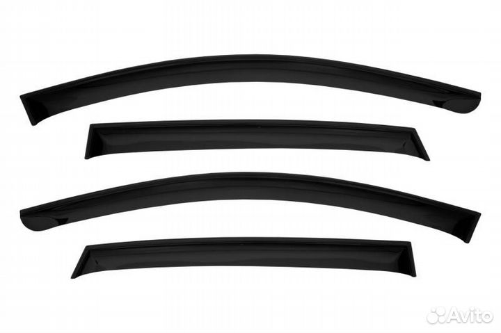 Дефлектор окон (накладной скотч 3м) 4 шт. chevrole