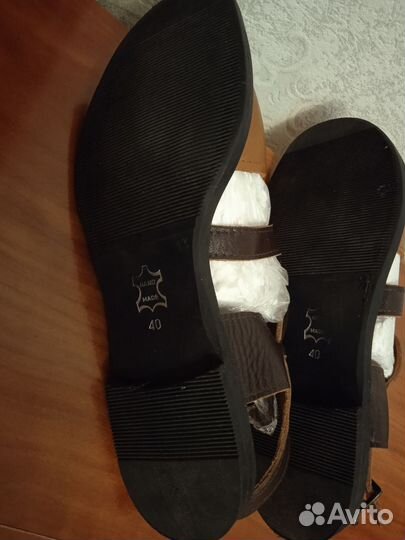 Сандалии женские натуральная кожа 40 размер