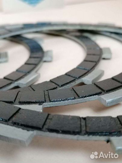 Комплект дисков сцепления фрикц zs177mm