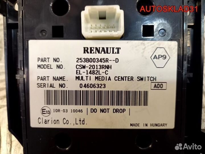 Блок управления навигацией Renault Megane 3