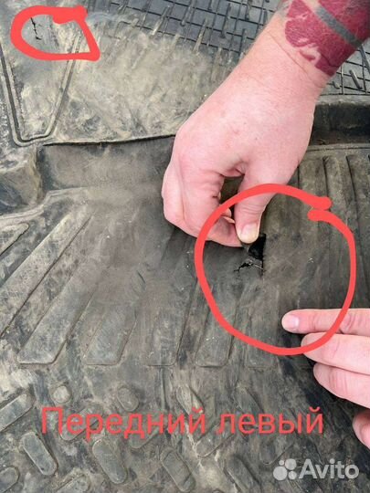 Автомобильные коврики резиновые