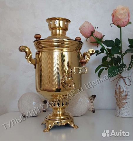 Самовар дровяной. Оригинальный тульский люкс 5л купить в Москве | Хобби ...