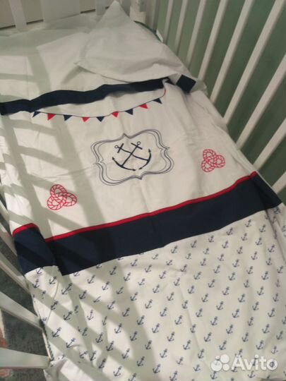 Детская кроватка nuovita с продольным маятником