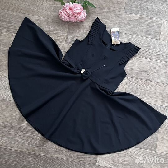 Новый школьный сарафан, 128-134см