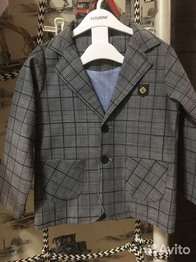 Пиджак для мальчика 122