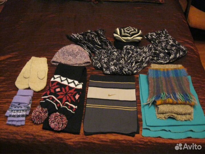Шарфы, варежки, шапки в хорошем состоянии