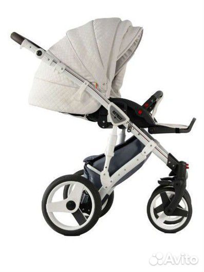Коляска 2 в 1 белая
