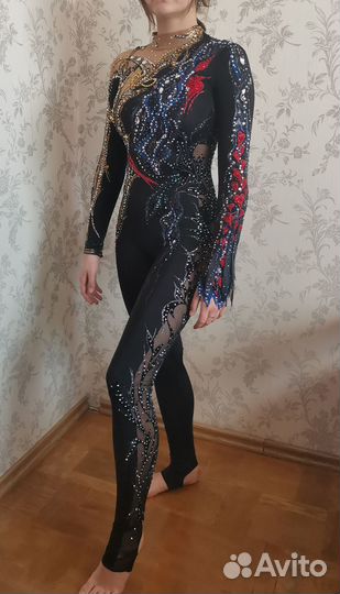 Купальник комбинезон для гимнастики 164-170