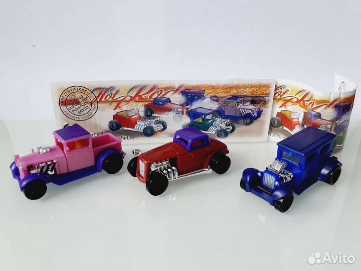 Машинки из киндера сюрпризов