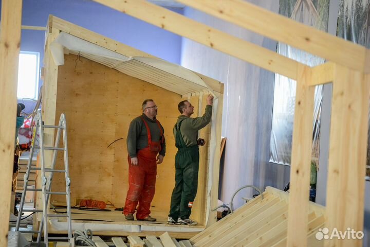 Плотники в цех на производство бытовок и бань