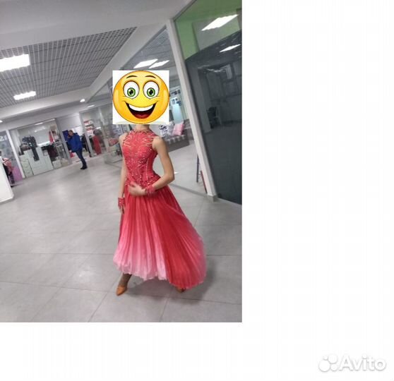 Платье для бально-спортивных танцев Ю2