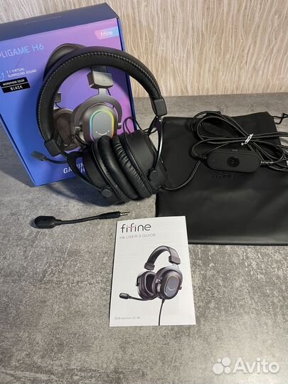 Наушники Fifine Gaming Headsets ANC black