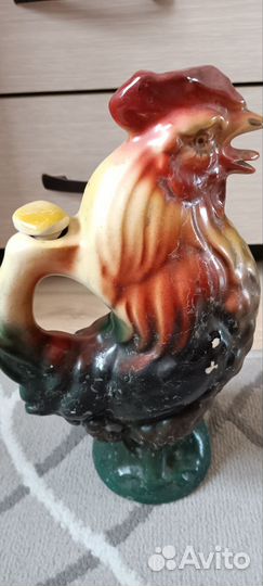 Бутылка, штоф, графин. Петух. СССР