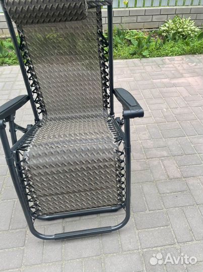 Кресло шезлонг складной