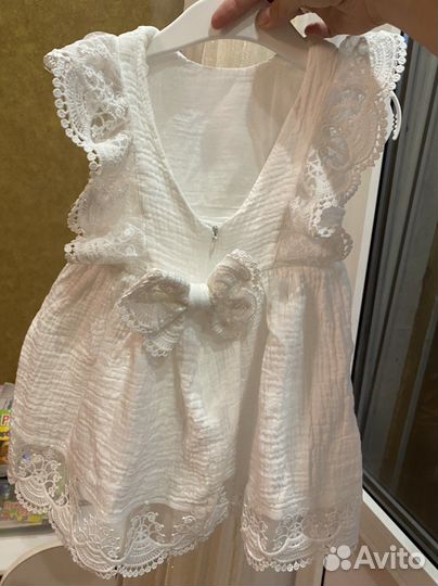 Платье для девочки 80 размер на годик